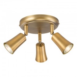 79708-003 Aged Brass 3 Spotlights