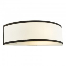 79711-003 Black & White Wall Lamp with White Diffuser