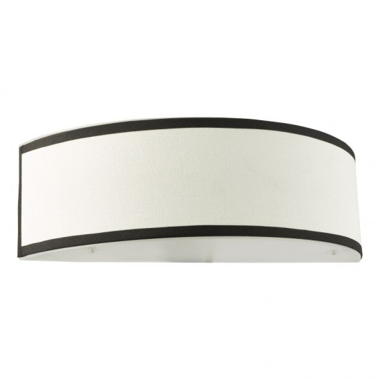 79711-003 Black & White Wall Lamp with White Diffuser