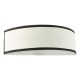 79711-003 Black & White Wall Lamp with White Diffuser