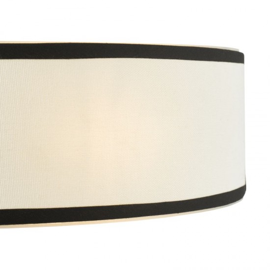 79711-003 Black & White Wall Lamp with White Diffuser