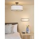 79711-003 Black & White Wall Lamp with White Diffuser