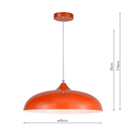 74615-003 Orange Pendant