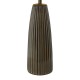 79722-003 Brown Ceramic Table Lamp with Natural Cotton Shade
