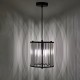 74814-003 Black Pendant with Crystal