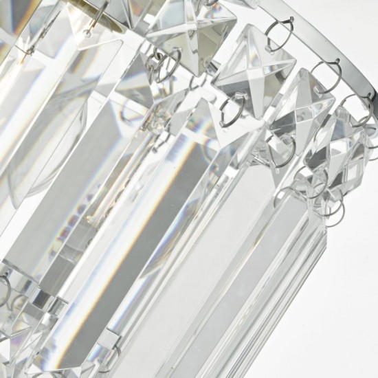 23426-003 Crystal Shade with Chrome for Hanging Pendant 23426-003 Crystal Shade with Chrome for Hanging Pendant