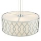 79725-003 Ivory & Chrome 4 Light Pendant with White Diffuser