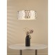 79725-003 Ivory & Chrome 4 Light Pendant with White Diffuser