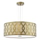 79726-003 Taupe & Bronze 4 Light Pendant with White Diffuser