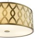 79726-003 Taupe & Bronze 4 Light Pendant with White Diffuser