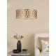 79726-003 Taupe & Bronze 4 Light Pendant with White Diffuser