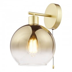 73200-003 Gold Wall Lamp with Gold Mirrored Ombre Glass 73200-003 Gold Wall Lamp with Gold Mirrored Ombre Glass