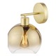 73200-003 Gold Wall Lamp with Gold Mirrored Ombre Glass