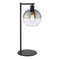 74823-003 Black Table Lamp with Smoked Mirrored Ombre Glass 74823-003 Black Table Lamp with Smoked Mirrored Ombre Glass