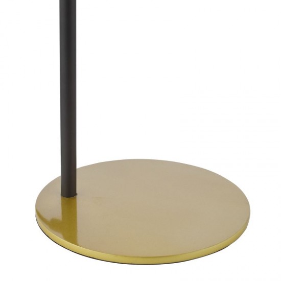 74824-003 Black & Gold Table Lamp with Gold Mirrored Ombre Glass