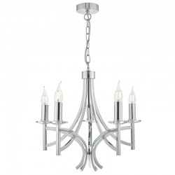 23485-003 Decorative Polished Chrome 5 Light Centre Fitting 23485-003 Decorative Polished Chrome 5 Light Centre Fitting