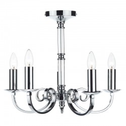 5660-003 Polished Chrome 5 Light Centre Fitting
