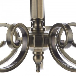 5661-003 Antique Brass 5 Light Centre Fitting