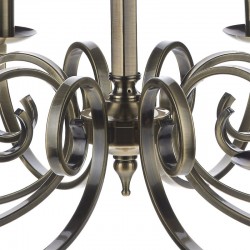 5674-003 Antique Brass 8 Light Centre Fitting 