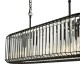 79731-003 Satin Black 5 Light over Island Fitting with Crystal