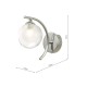 61767-004 Chrome Wall Lamp with Double Glass