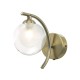 61770-004 Antique Brass Wall Lamp with Double Glass
