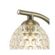 61772-004 Antique Brass Wall Lamp with Dimpled Glass