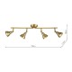 79733-003 Aged Brass 4 Light Spotlights