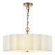 79736-003 Bronze 3 Light Pendant with Ivory Shade & White Diffuser