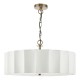 79736-003 Bronze 3 Light Pendant with Ivory Shade & White Diffuser