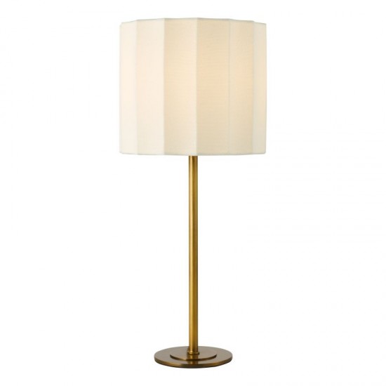 79739-003 Bronze Table Lamp with Ivory Shade
