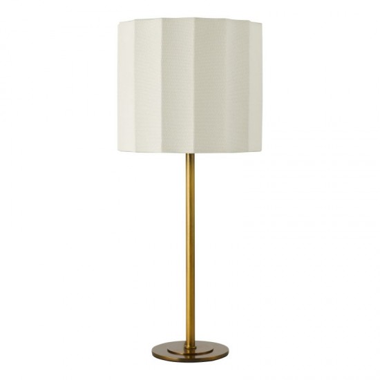 79739-003 Bronze Table Lamp with Ivory Shade