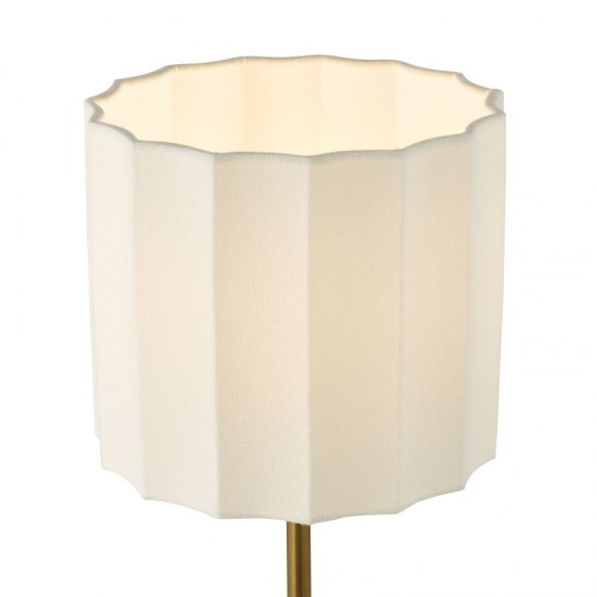 79739-003 Bronze Table Lamp with Ivory Shade
