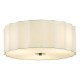 79740-003 Ivory 3 Light Flush with White Diffuser