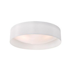 61706-003 White 3 Light Flush with White Diffuser