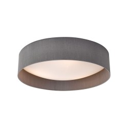61707-003 Grey 3 Light Flush with White Diffuser