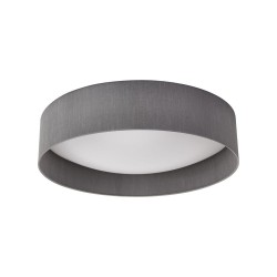 61707-003 Grey 3 Light Flush with White Diffuser 61707-003 Grey 3 Light Flush with White Diffuser