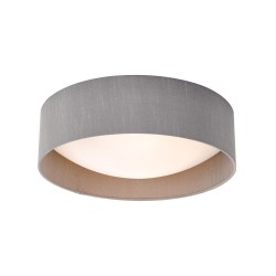 61709-003 Grey 2 Light Flush with White Diffuser 