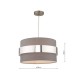 61786-004 - Shade Only - Grey & Chrome Shade for Pendant