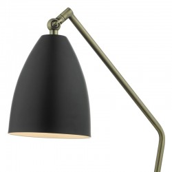 2485-003 Black & Antique Brass Table Lamp
