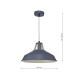 61791-004 Matt Blue Single Pendant 61791-004 Matt Blue Single Pendant