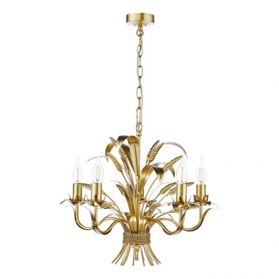 74873-003 Gold 5 Light Centre Fitting
