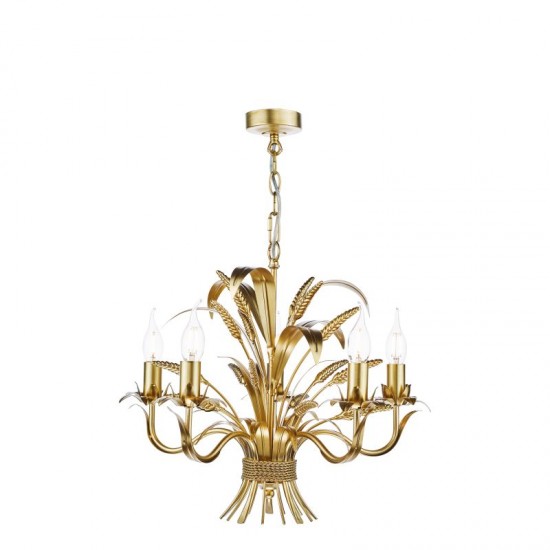 74873-003 Gold 5 Light Centre Fitting