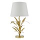 74875-003 Gold Table Lamp with Natural Linen Shade