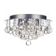 5934-003 Chrome 3 Light Ceiling Lamp with Crystal Balls 5934-003 Chrome 3 Light Ceiling Lamp with Crystal Balls