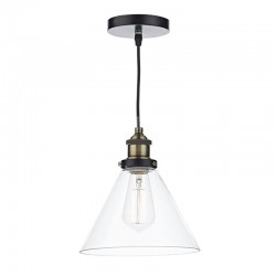 32311-003 Antique Brass Pendant with Clear Glass 32311-003 Antique Brass Pendant with Clear Glass