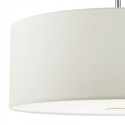 3727-003 Chrome 3 Light Pendant with White Shade - ∅ 60
