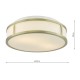 79755-003 Matt Antique Brass Flush with Opal Glass IP44