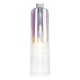 73205-003 Satin Silver Pendant with Ribbed Multicolour Glass