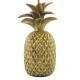 32016-003 Gold Pineapple Table Lamp with Black Shade